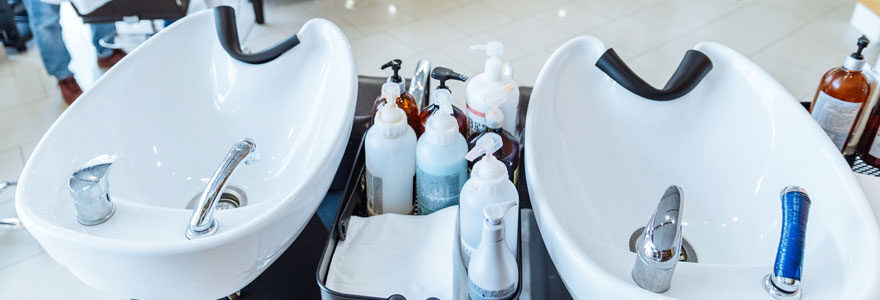 Bac de lavage pour salon de coiffure